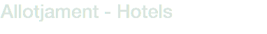 Allotjament - Hotels